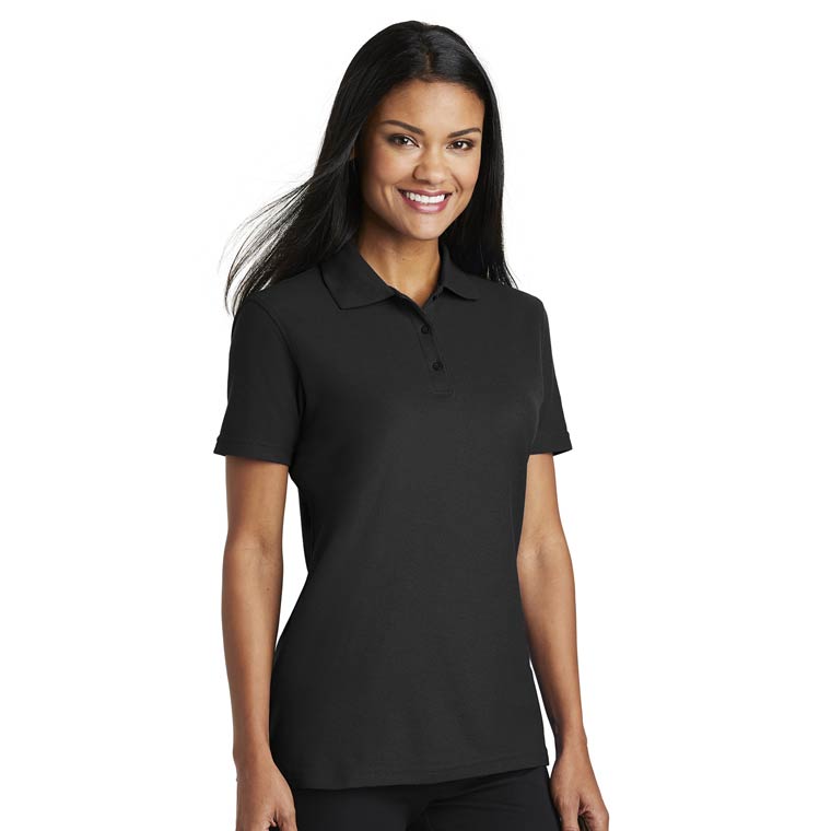Polo Stain-Release Pique For Women – Los Angeles World Embroidery